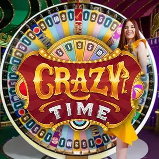 Crazy Time live game show spelen bij NomaSpin Casino