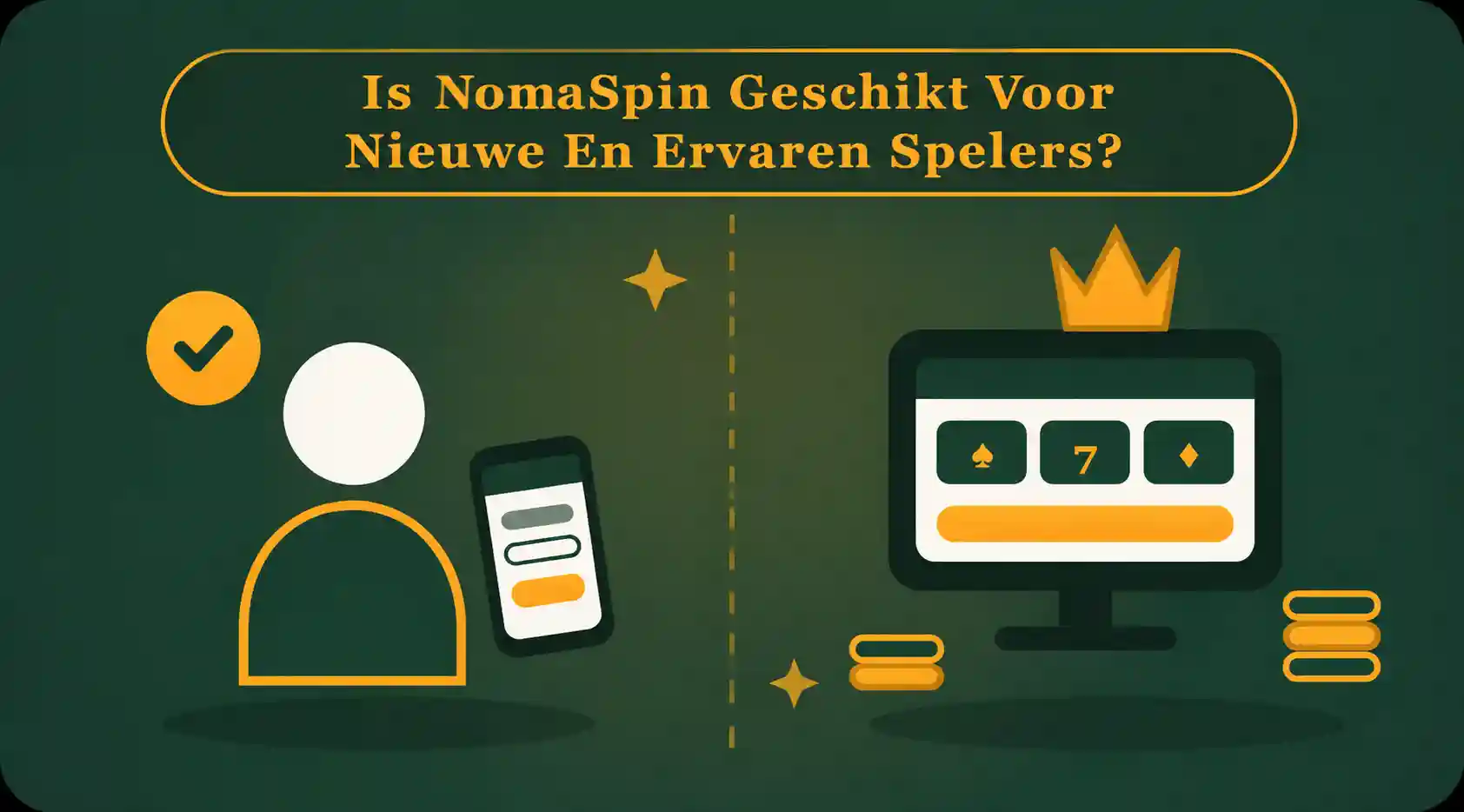 Is NomaSpin geschikt voor nieuwe en ervaren spelers: speler met smartphone en gaming setup